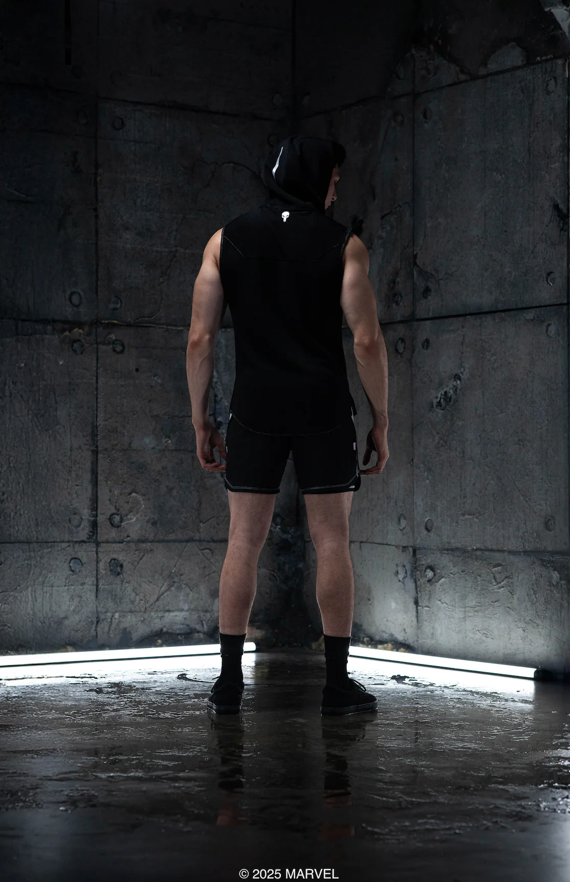 Marvel’s Punisher Performance Sleeveless Pullover Hoodie - Image 9