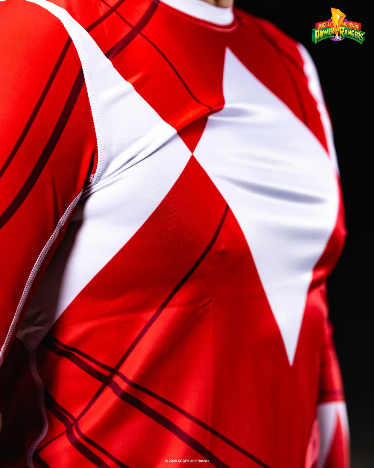 Red Ranger Long Sleeve MMA Rash Guard - Image 13