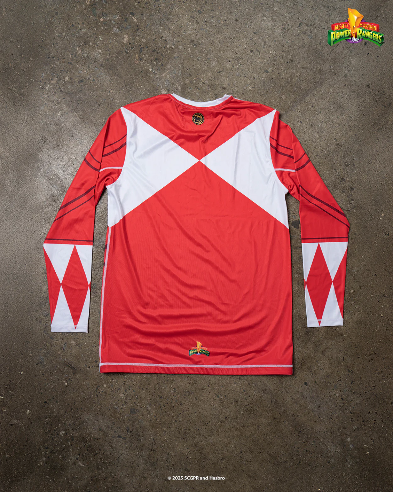 Red Ranger Long Sleeve MMA Rash Guard - Image 9
