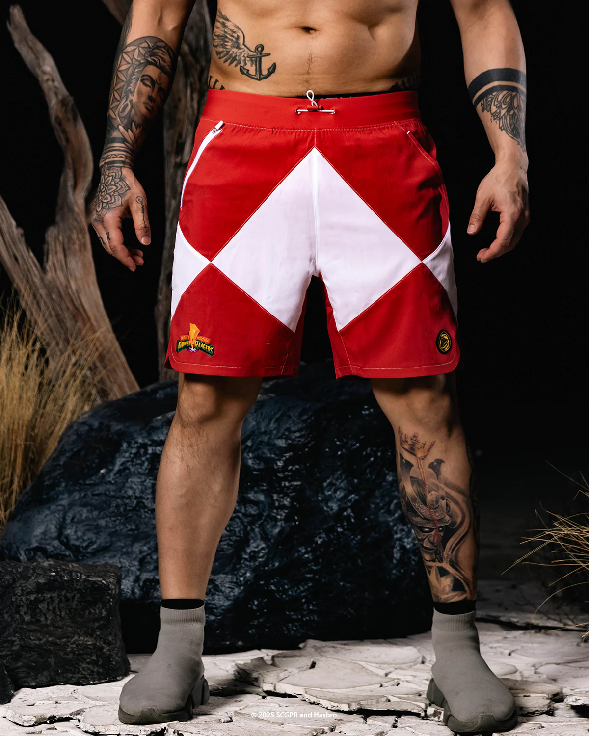 Red Ranger 7" Performance Shorts w/Liner - Image 3