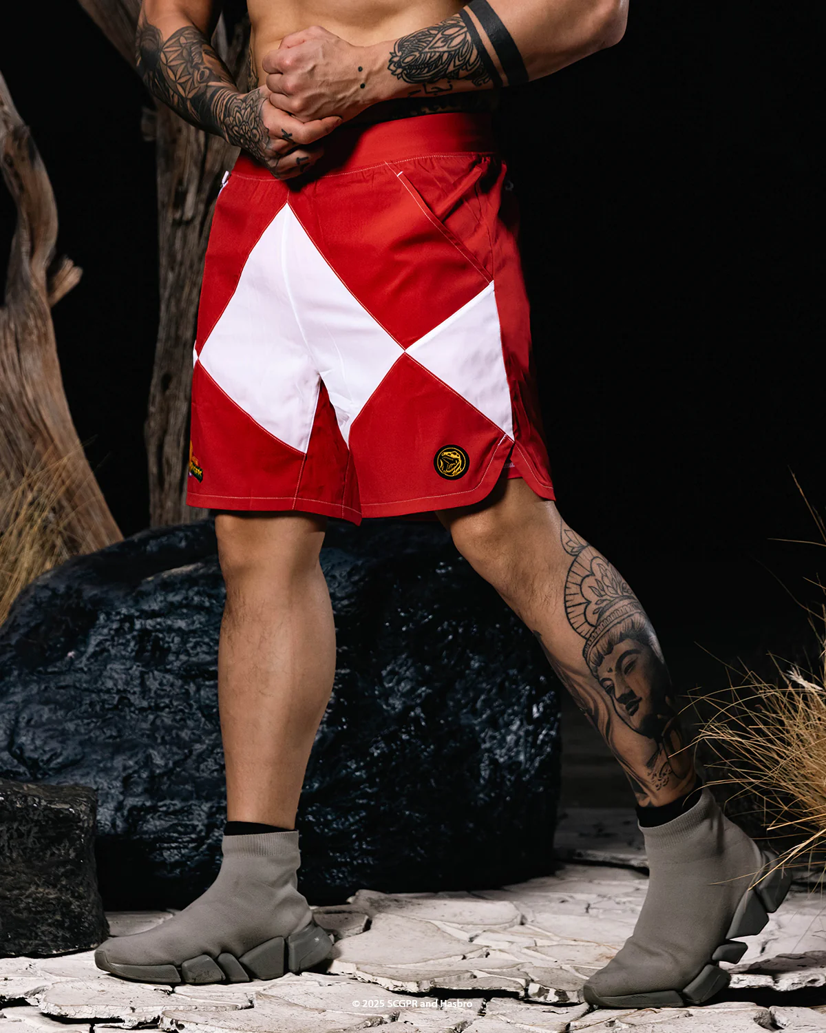 Red Ranger 7" Performance Shorts w/Liner - Image 4