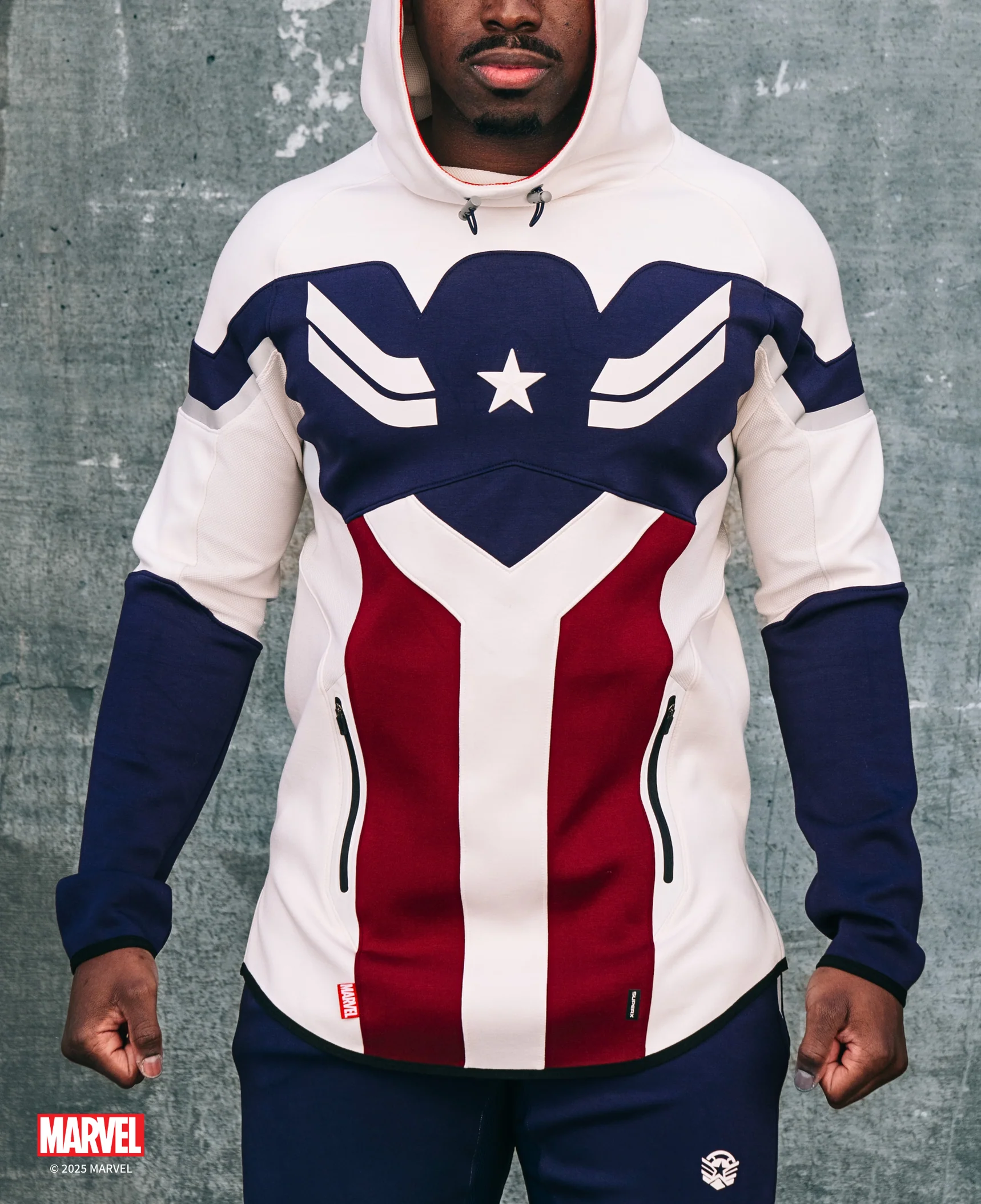 Captain America Sam Wilson Performance Pullover Hoodie 1 of 500 - Image 9