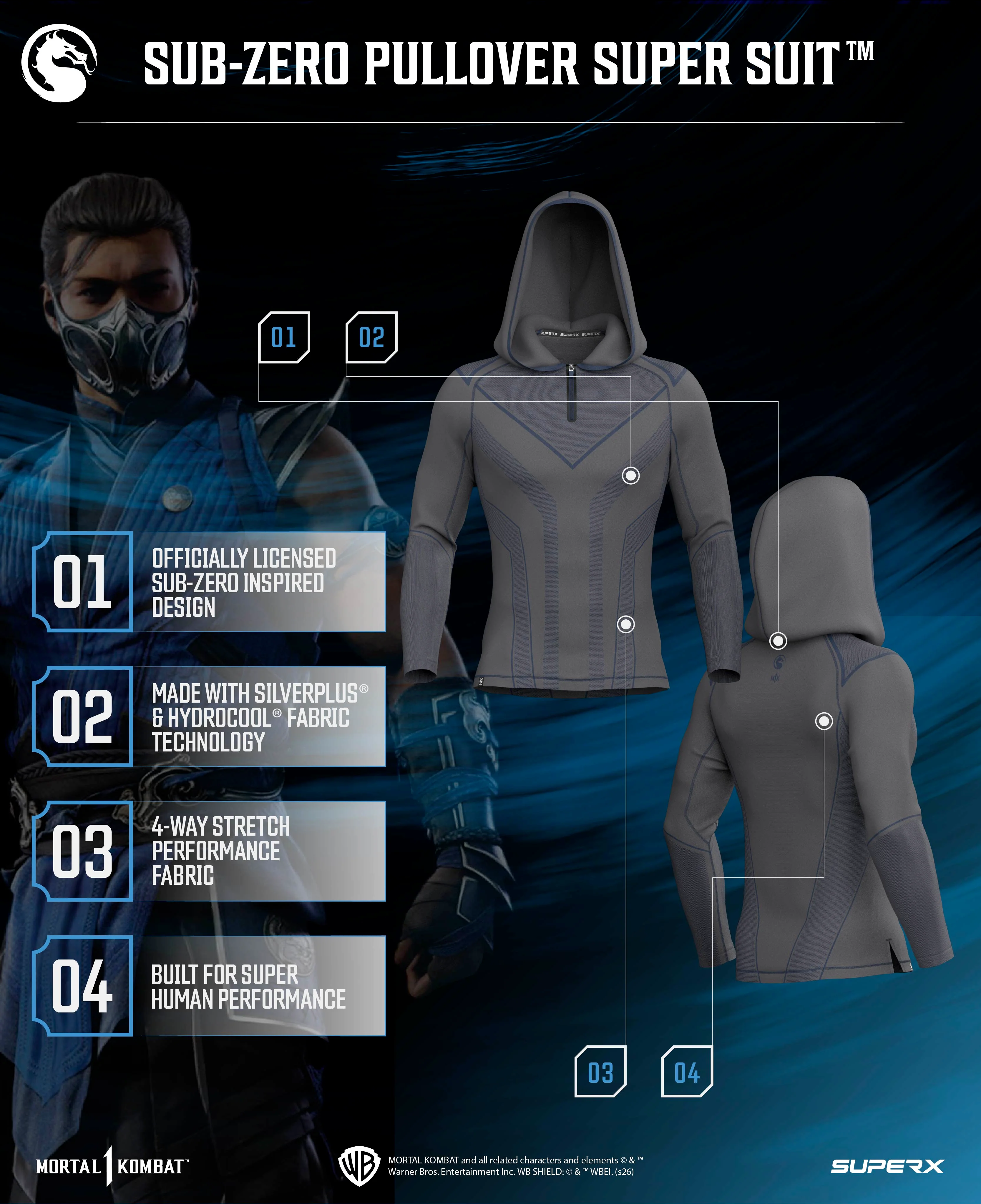 SUB-ZERO Super Suit™ Compression Hoodie - Image 5
