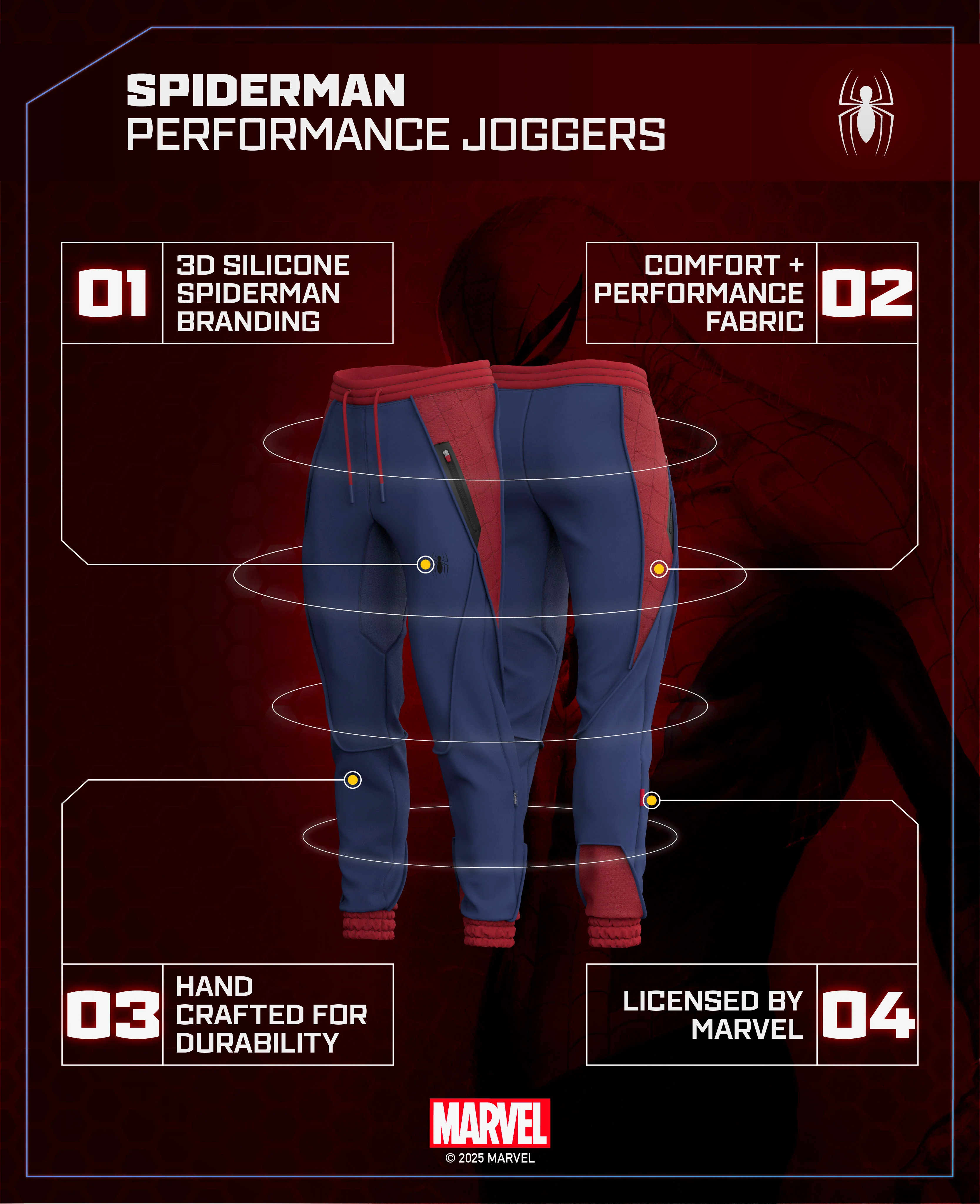 SPIDER-MAN Limited Edition Performance Joggers - Image 6
