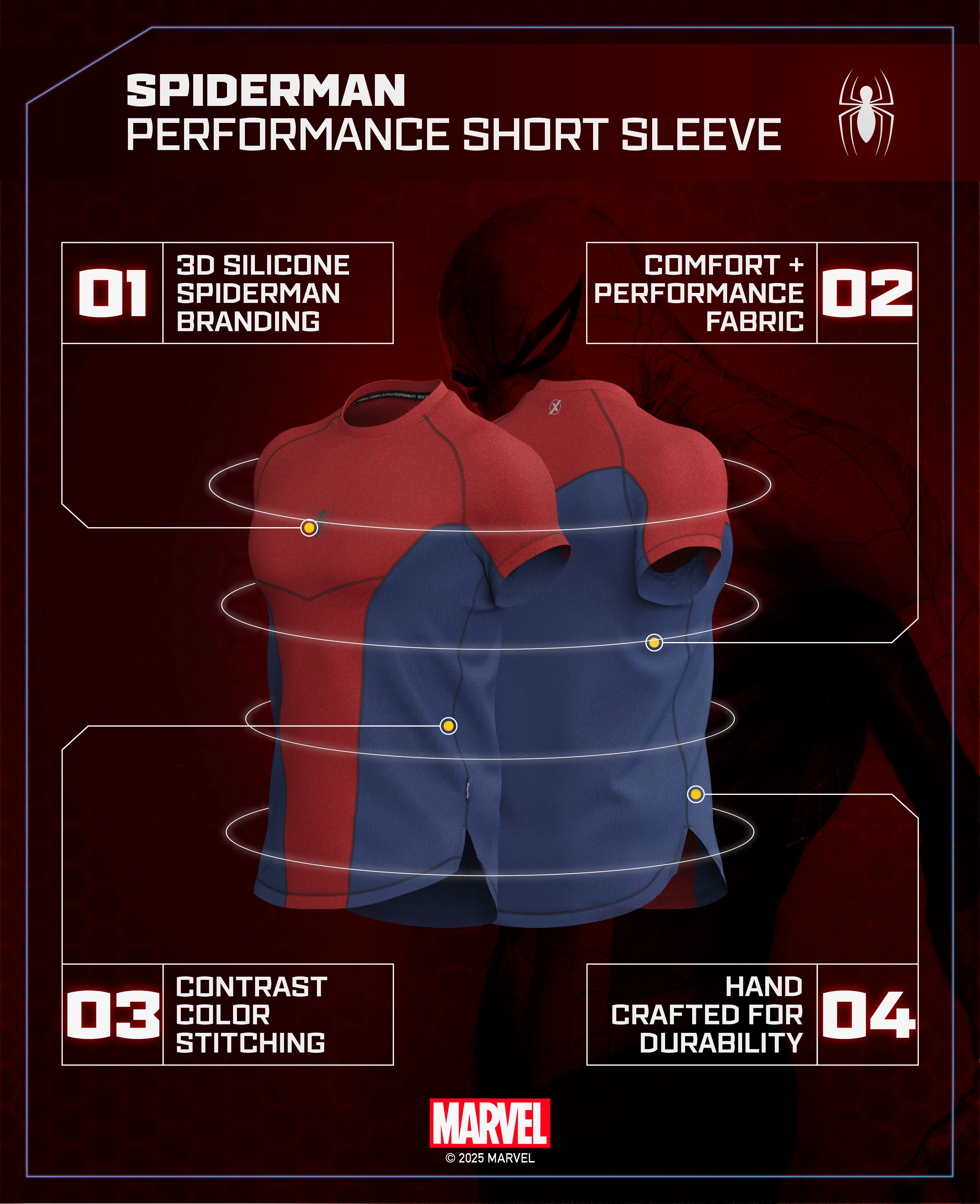 SPIDER-MAN Performance Short Sleeve - Image 7