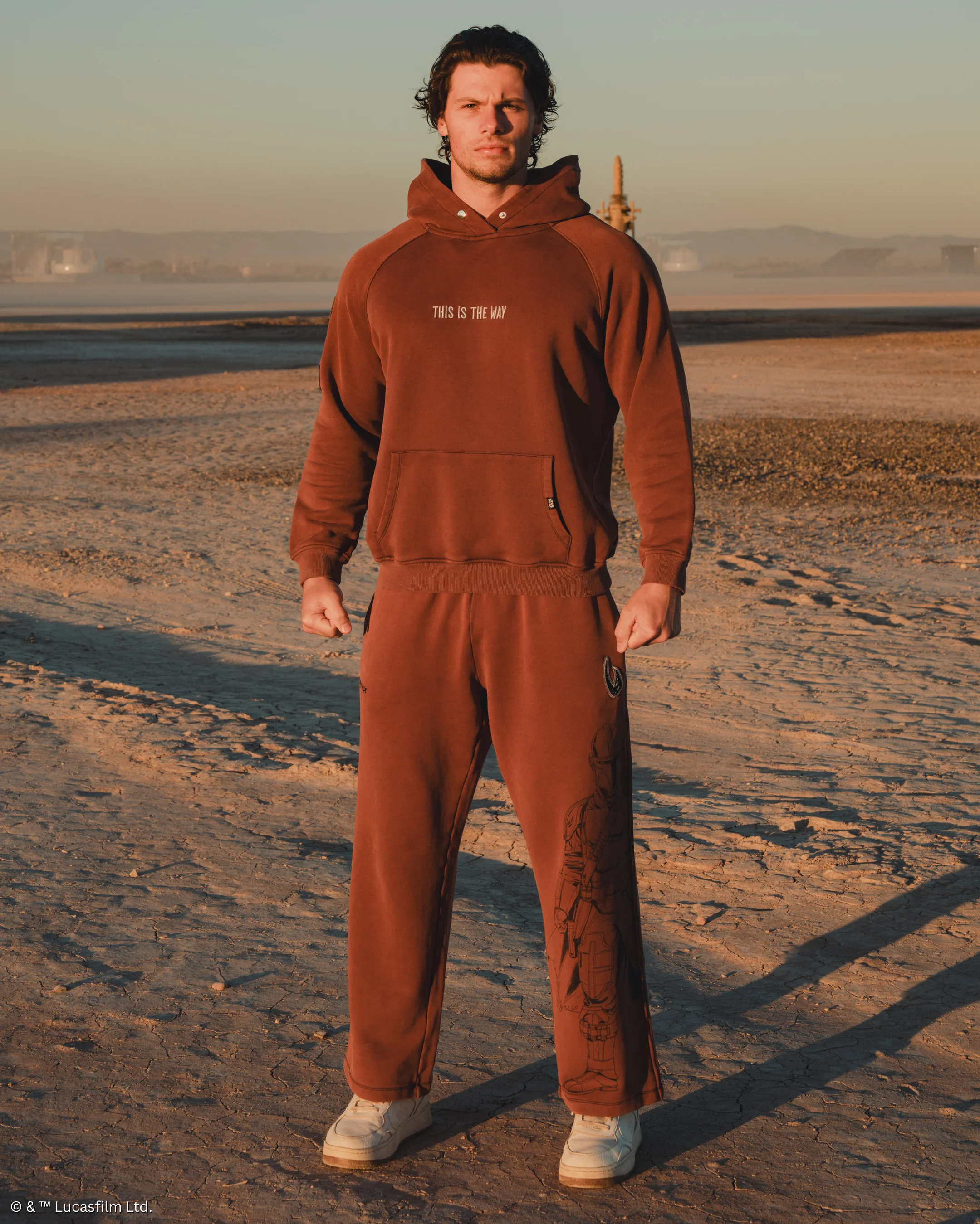 STAR WARS™ The Mandalorian "This Is The Way" Pullover Hoodie - Wasteland Brown 1 of 300 - Image 3