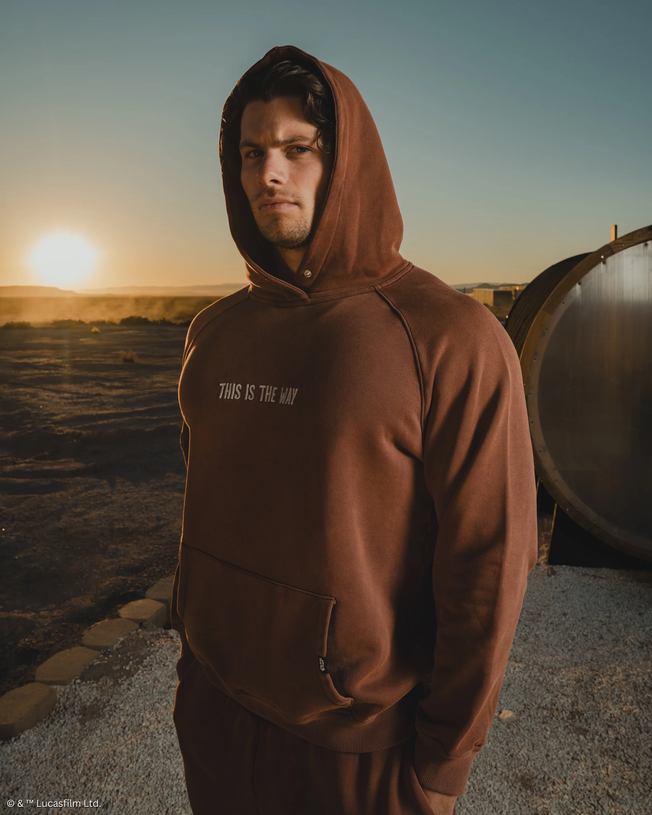 STAR WARS™ The Mandalorian "This Is The Way" Pullover Hoodie - Wasteland Brown 1 of 300 - Image 12