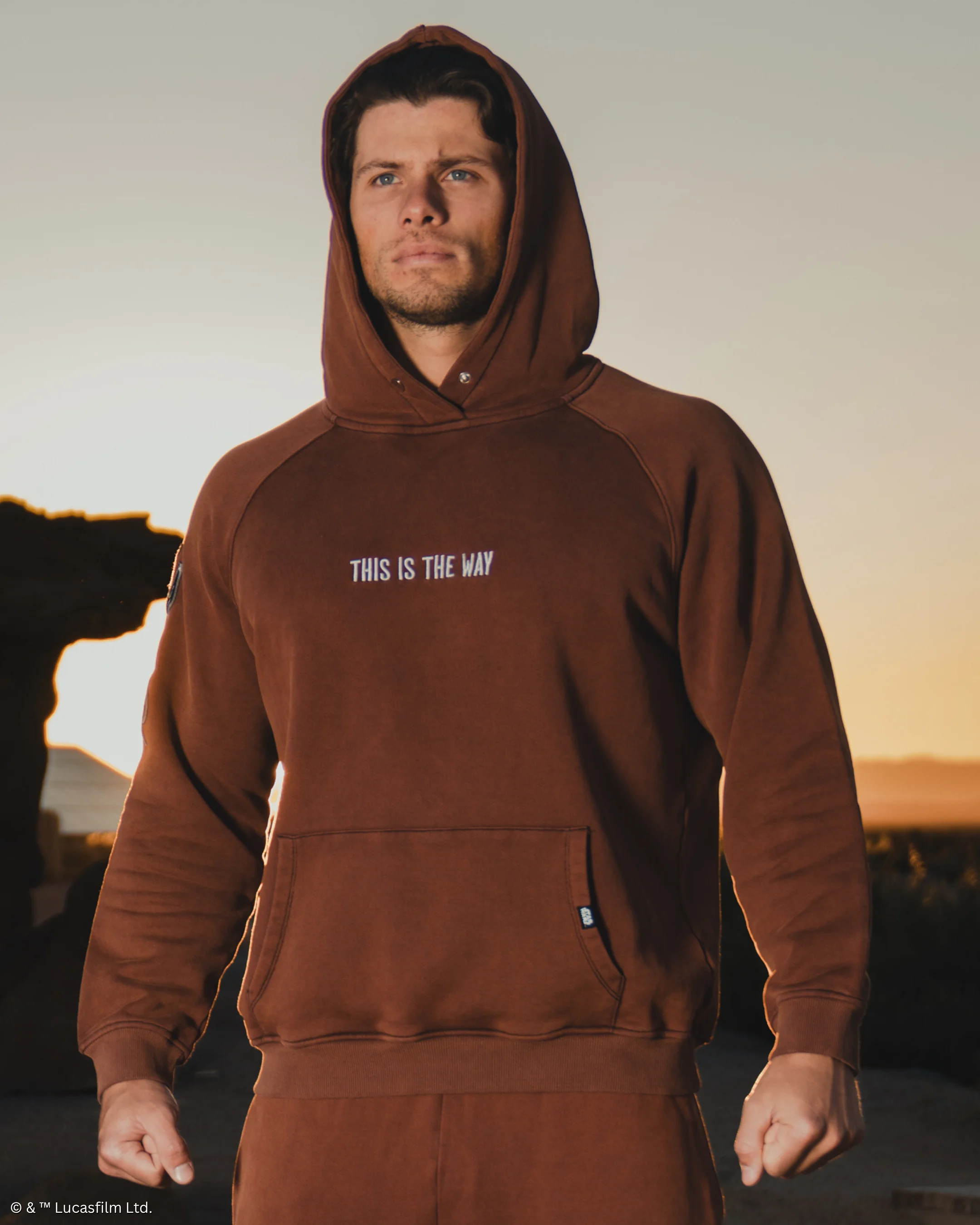 STAR WARS™ The Mandalorian "This Is The Way" Pullover Hoodie - Wasteland Brown 1 of 300 - Image 11