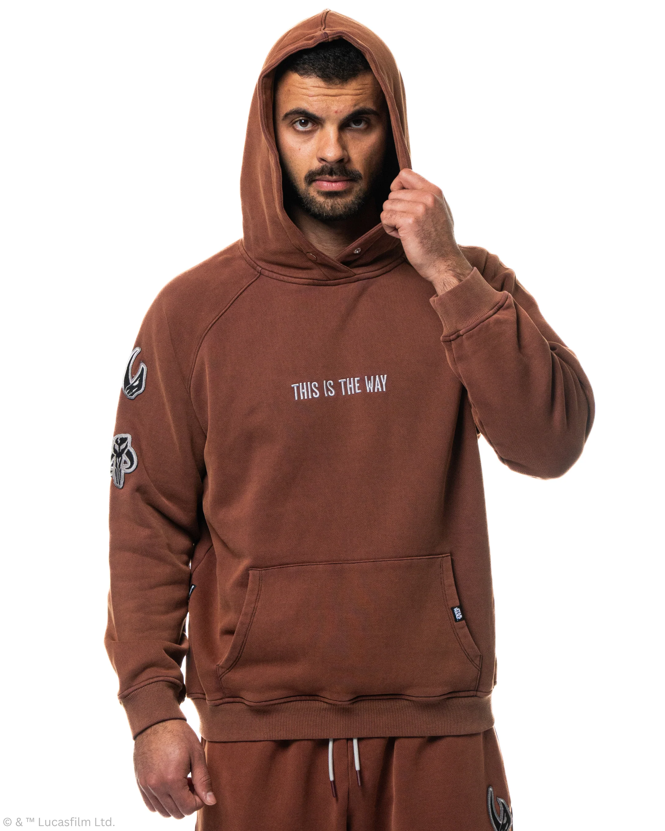 STAR WARS™ The Mandalorian "This Is The Way" Pullover Hoodie - Wasteland Brown 1 of 300 - Image 10