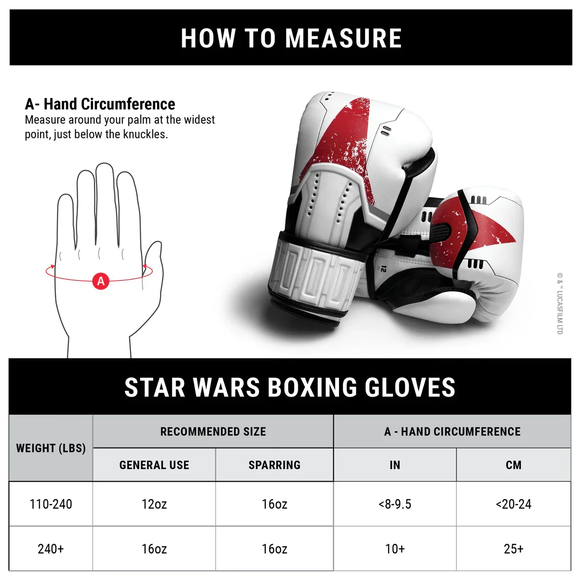 STAR WARS™ Storm Trooper Boxing Gloves 16 OZ - Image 15