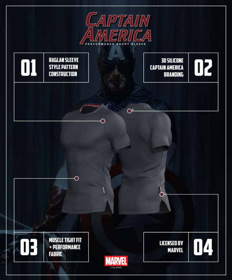 Captain America Alter Ego Essentials Tee - Image 4