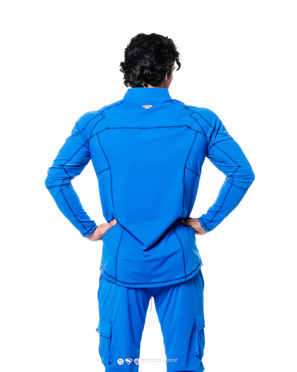 SUPERMAN Kryptonian Armor 1/4 Zip Long Sleeve - Image 8