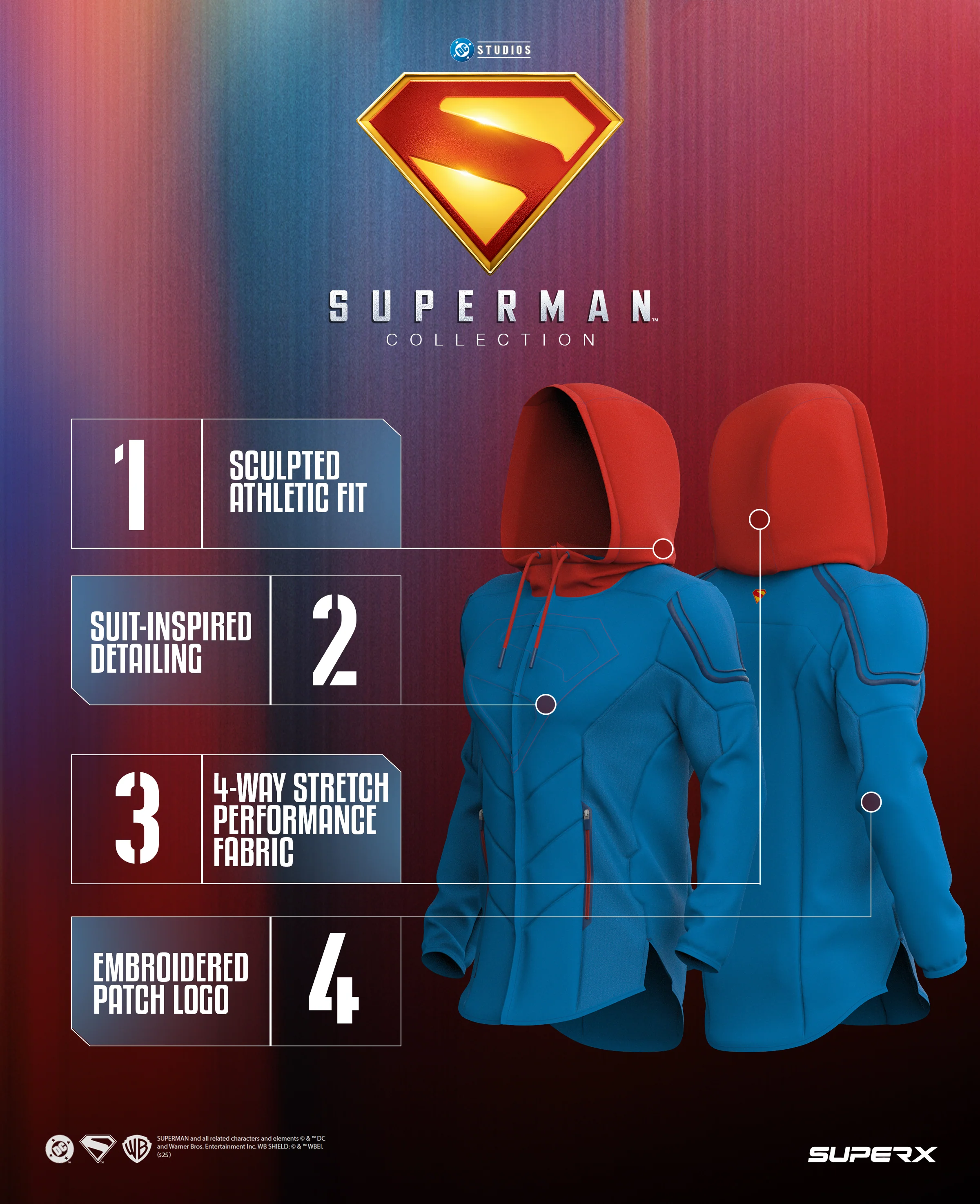 SUPERMAN Limited Edition Performance Hoodie - Image 15