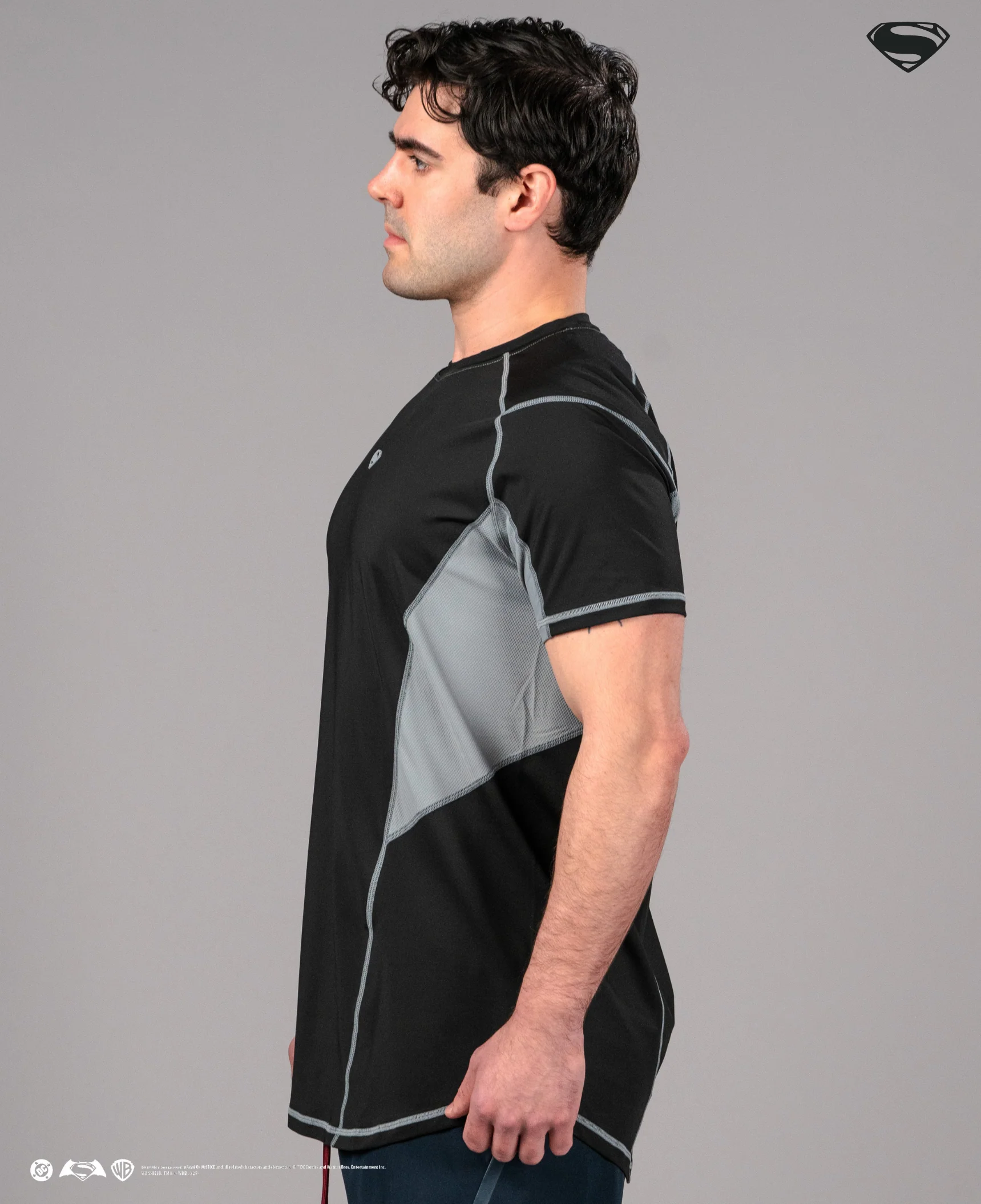 SUPERMAN BVS Performance Short Sleeve - Regeneration Black - Image 7