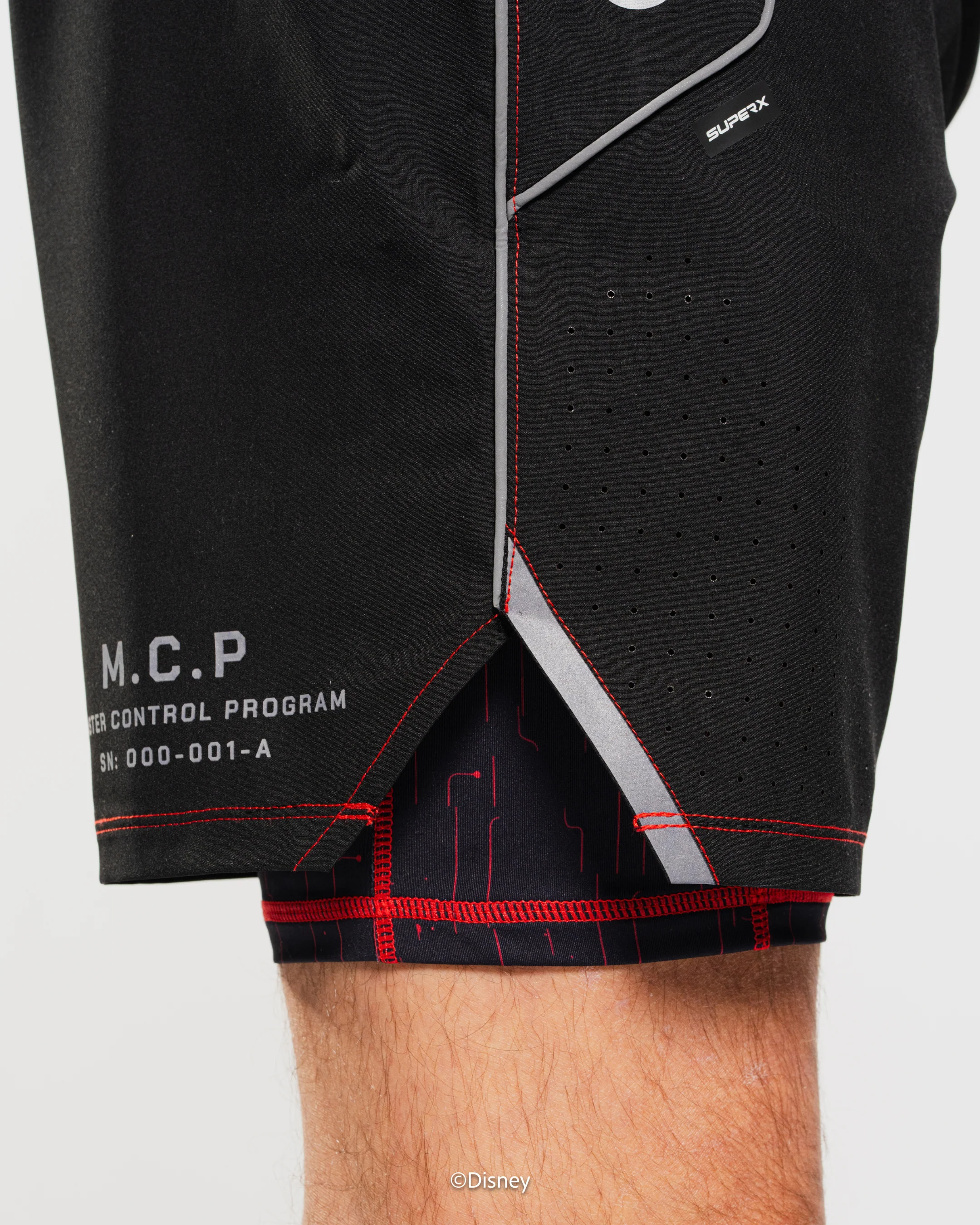 TRON ARES Limited Edition M.C.P. 7" Reflective Stealth Performance Layered Shorts - Image 12