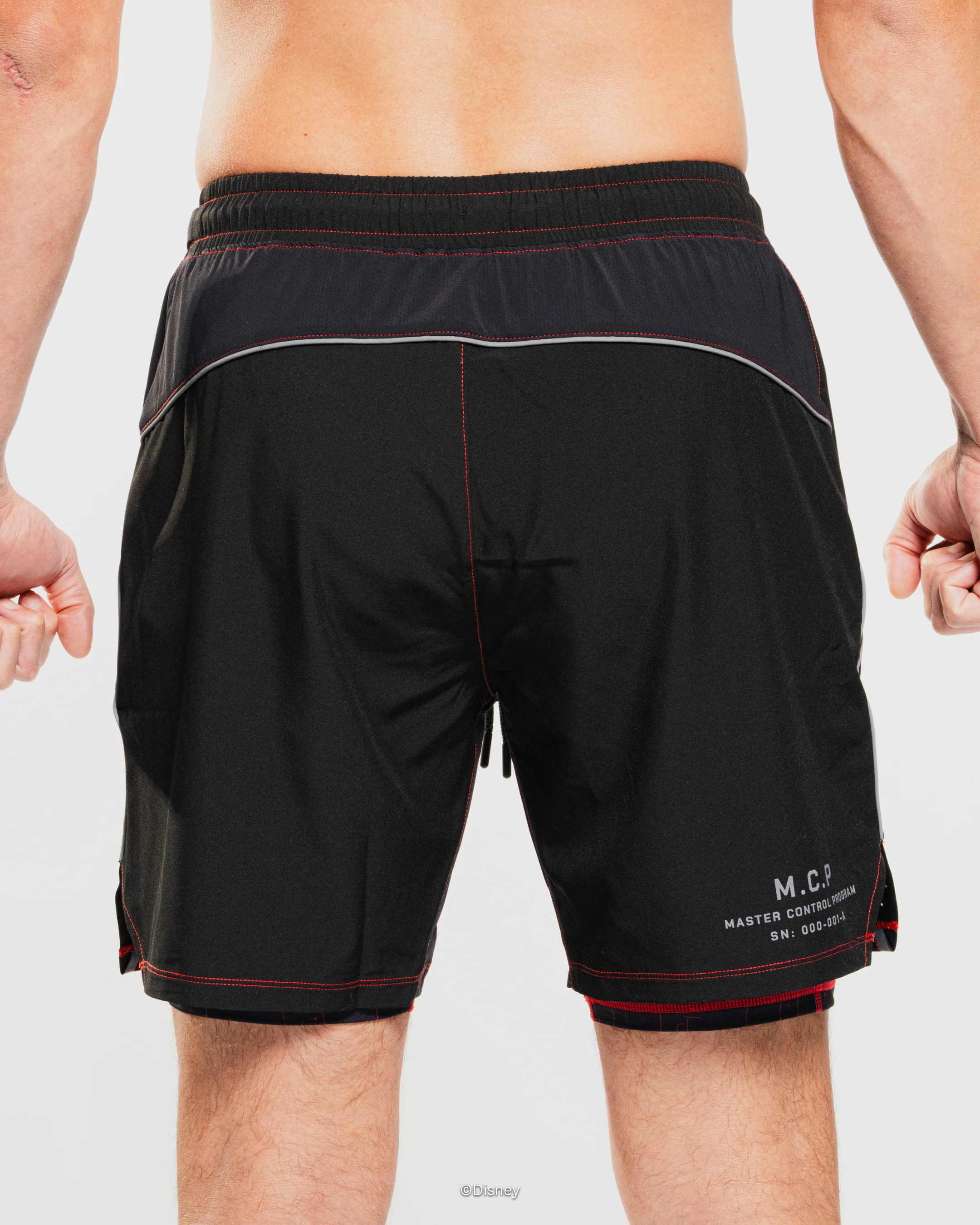 TRON ARES Limited Edition M.C.P. 7" Reflective Stealth Performance Layered Shorts - Image 3