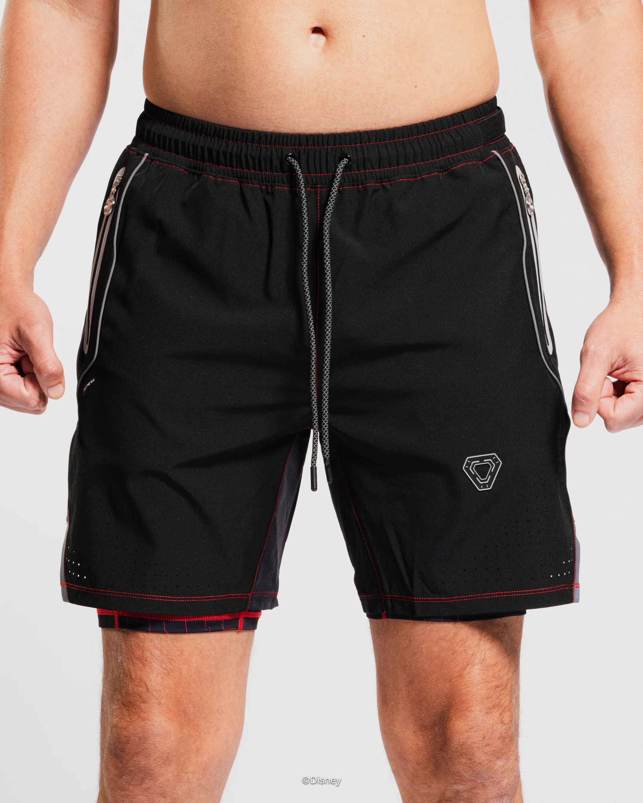 TRON ARES Limited Edition M.C.P. 7" Reflective Stealth Performance Layered Shorts - Image 8