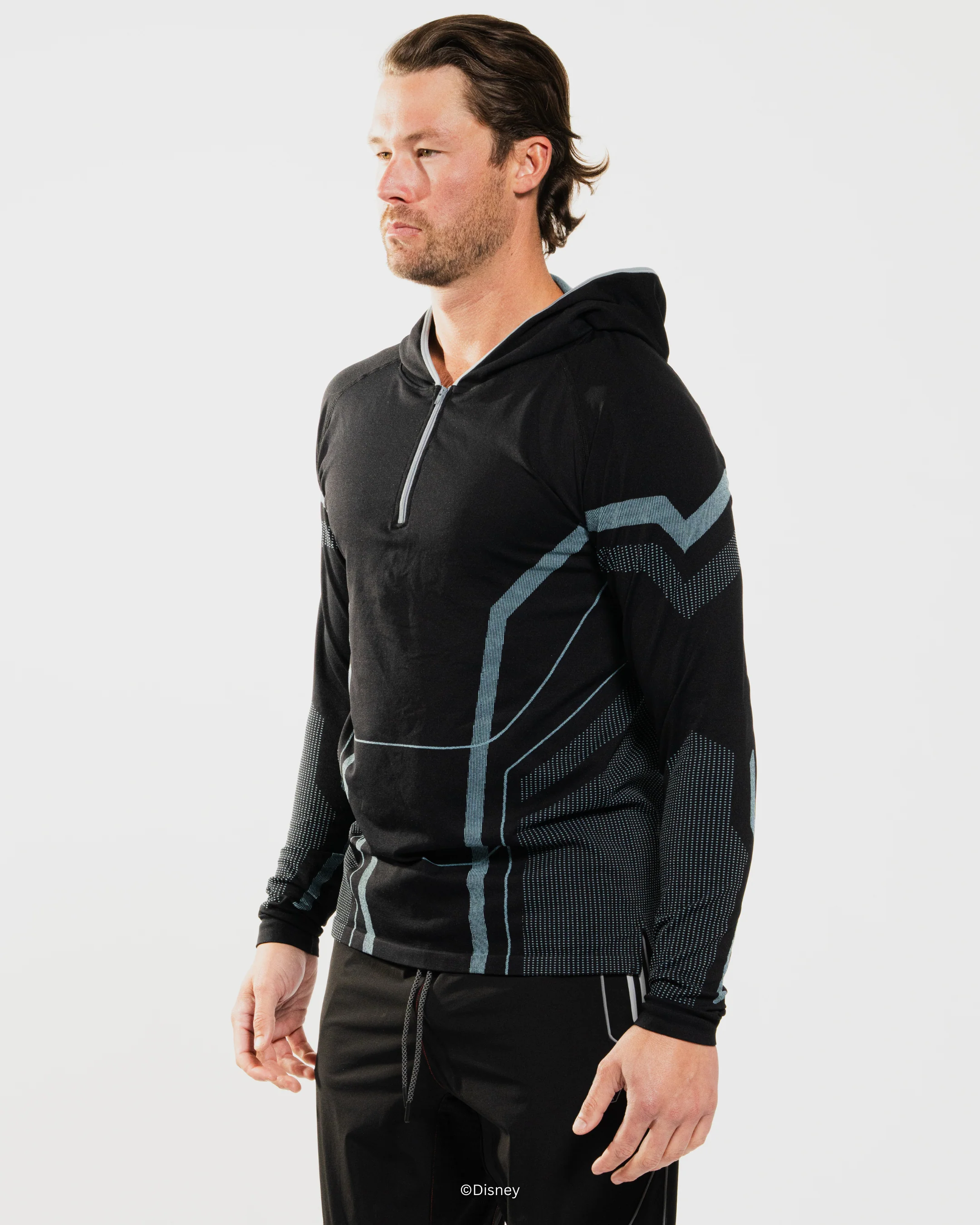 TRON ARES Sam Flynn Super Suit™ Hoodie - Tron Blue - Image 6