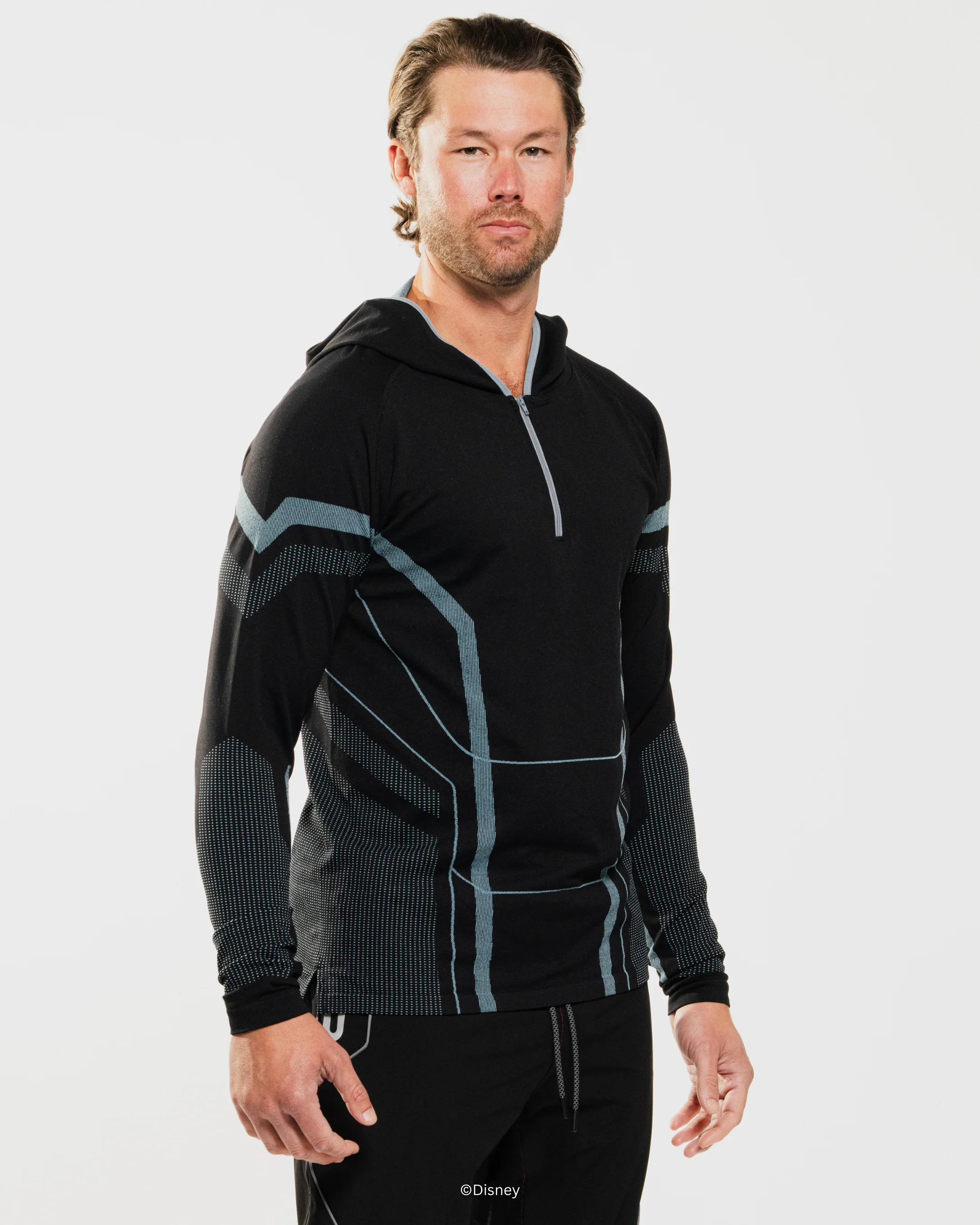 TRON ARES Sam Flynn Super Suit™ Hoodie - Tron Blue - Image 7