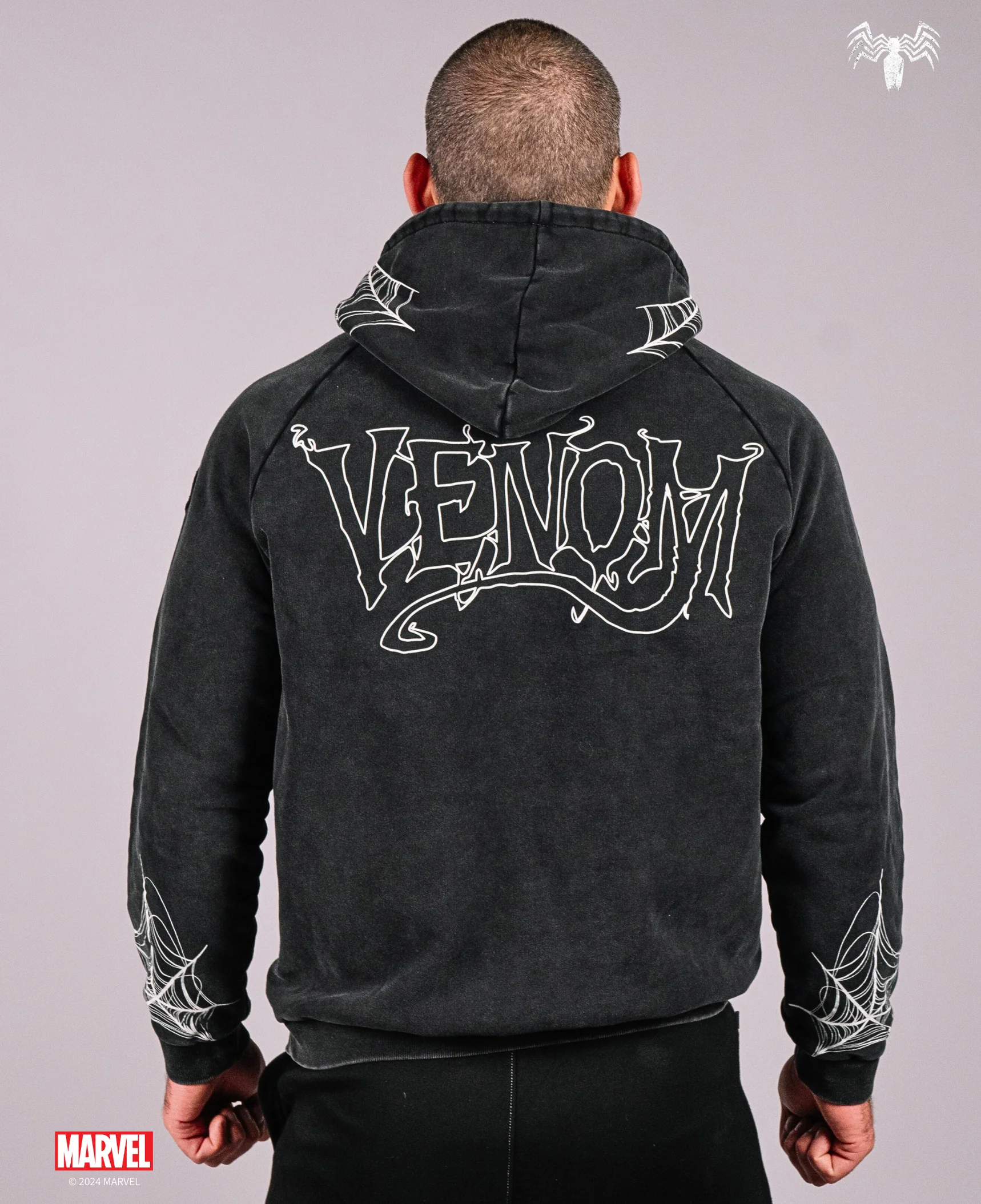 VENOM Acid Wash Oversized Pullover - Image 4