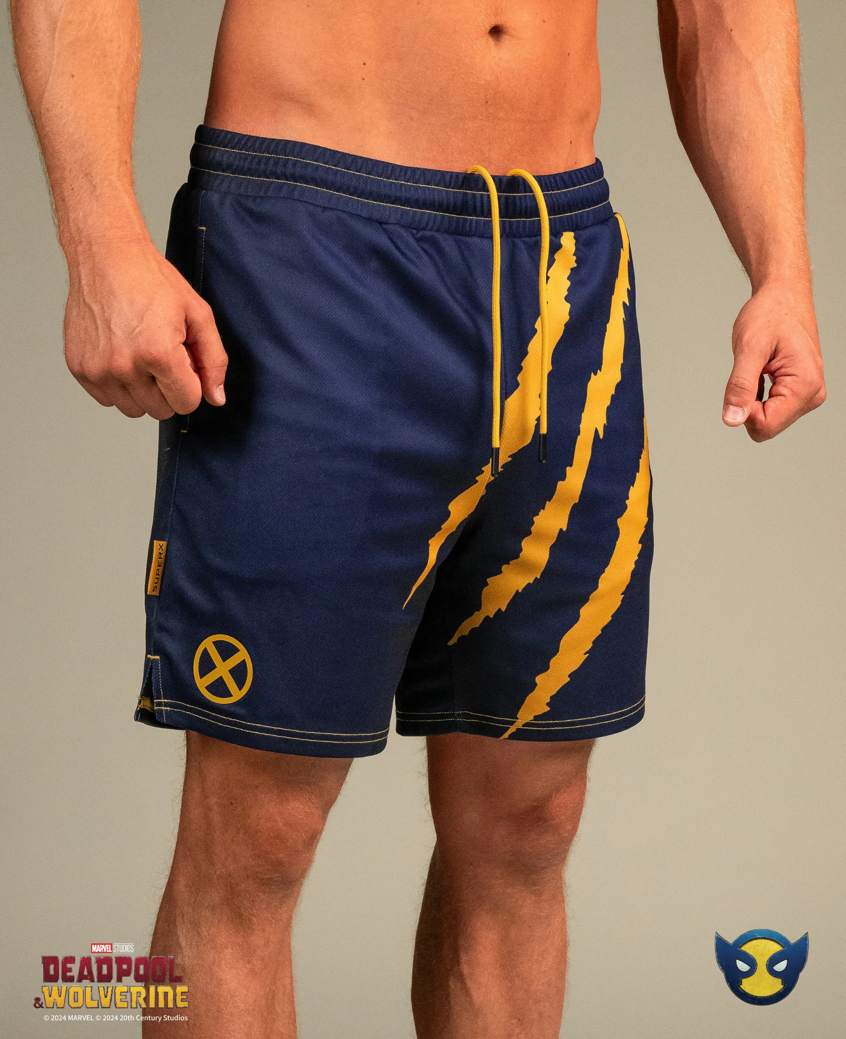 WOLVERINE Claw Shorts - Blue - Image 4