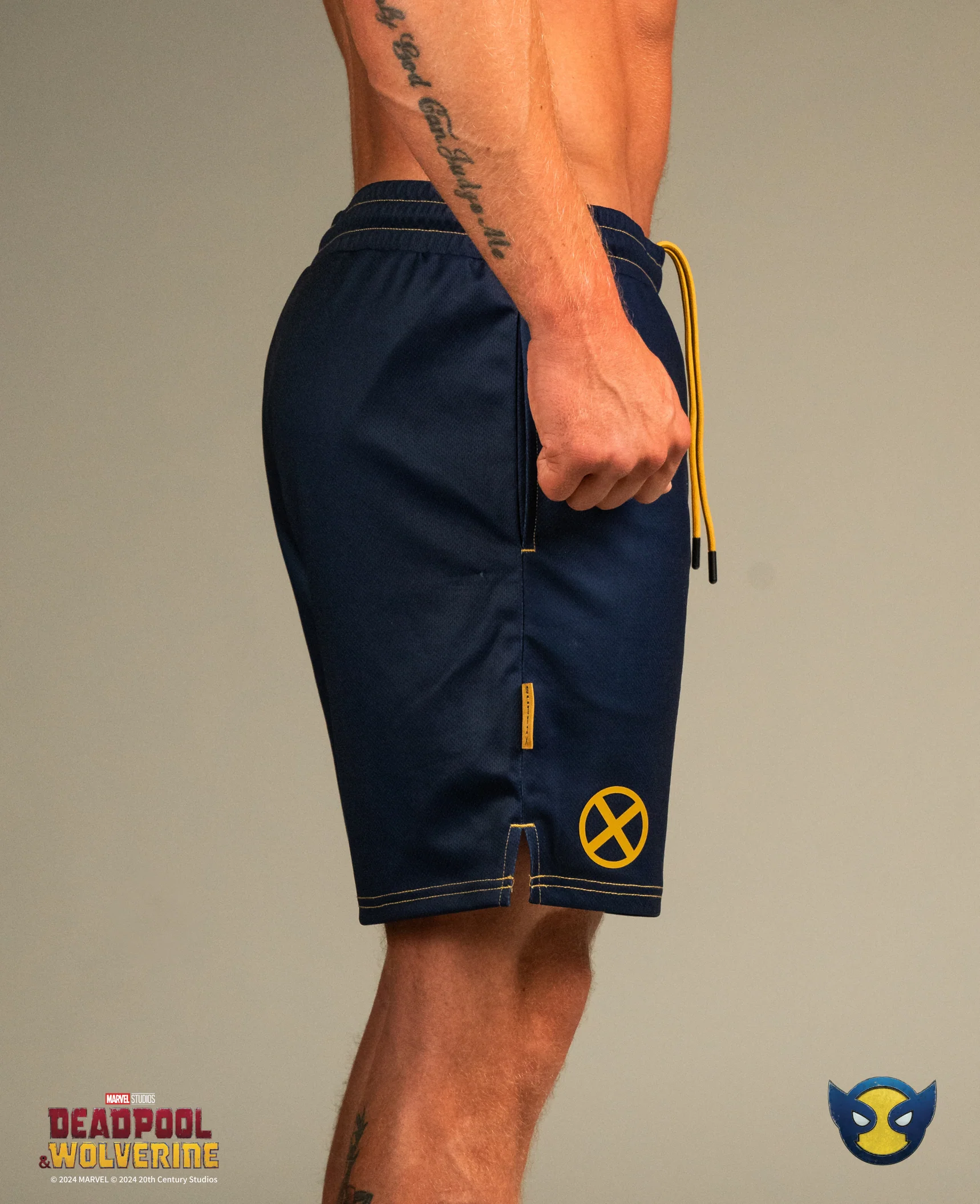 WOLVERINE Claw Shorts - Blue - Image 6